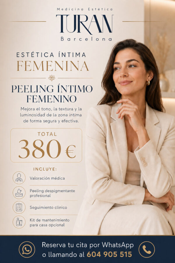 Peeling de vagina en consulta